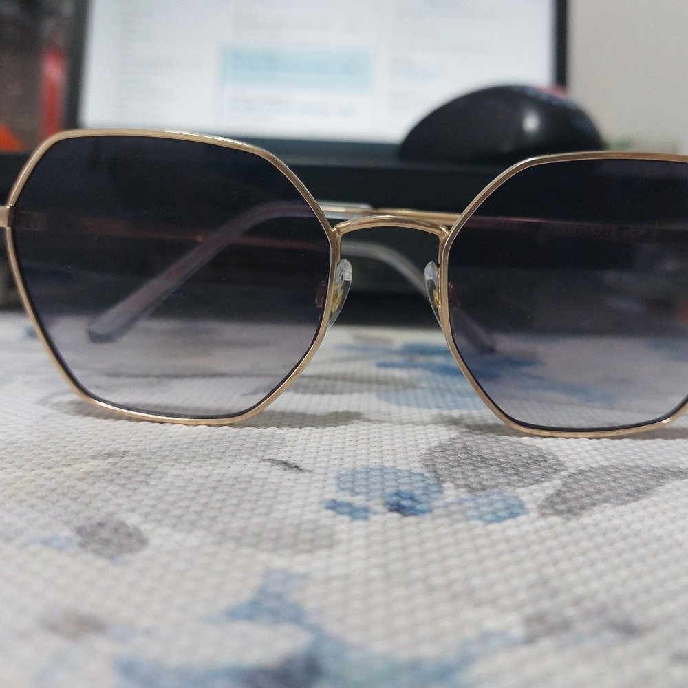 2 Pairs of Sunglasses Pink Gold